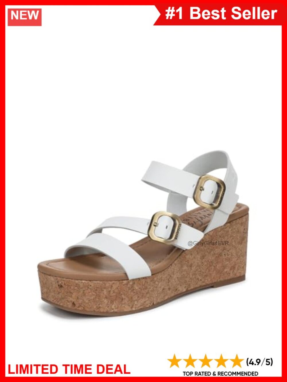 Womens Platform Wedge Sandals with Strappy Open Toe Design